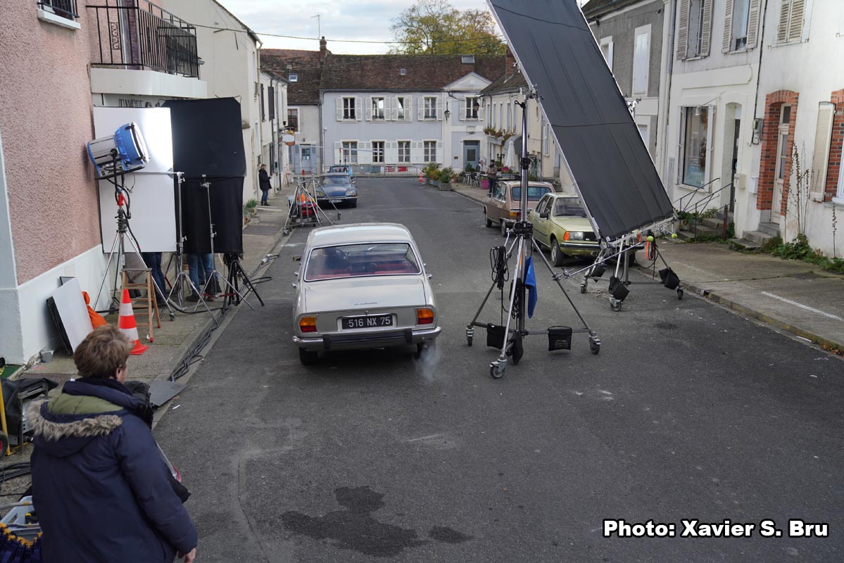 Tournage de "Les Magnétiques" - un film de Vincent Cardona. Hiver 2019