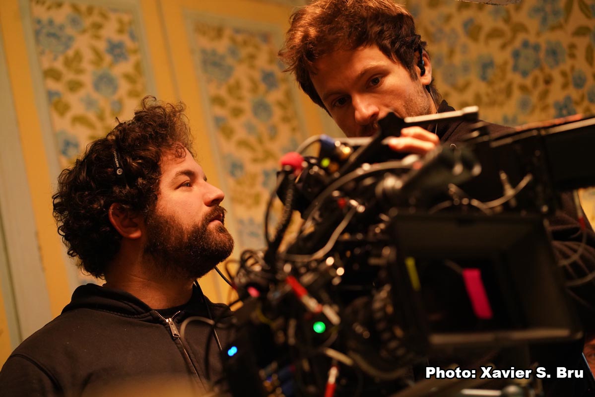 Tournage de "Les Magnétiques" - un film de Vincent Cardona. Hiver 2019